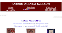 Desktop Screenshot of antiqueorientalrugs.com